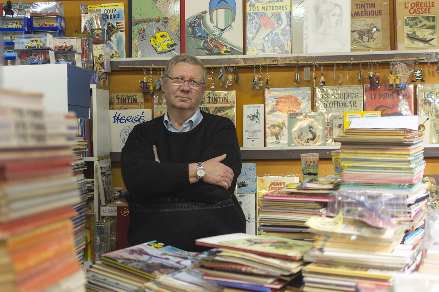 Passionné depuis tout petit par la BD, Gatean Laloy a ouvert sa librairie en 1986