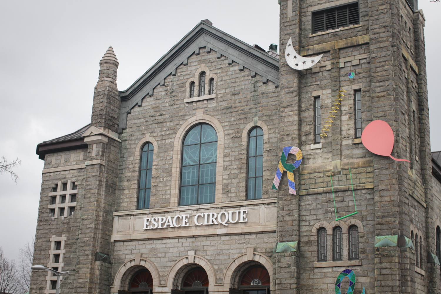 L’église où est installée l’École de cirque de Québec.