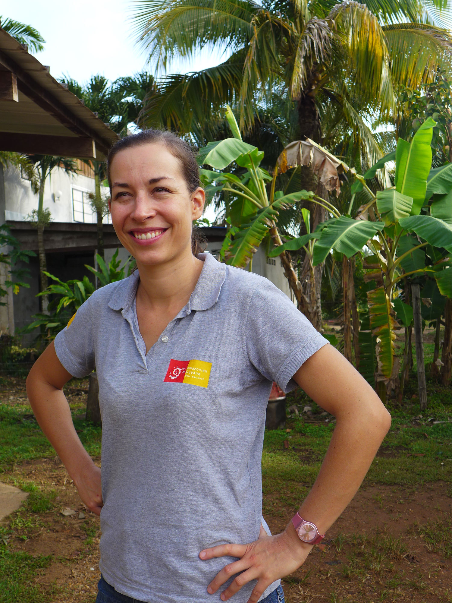 Krystel CORSAGNY, directrice de l’antenne du Haut-Maroni du Parc Amazonien.