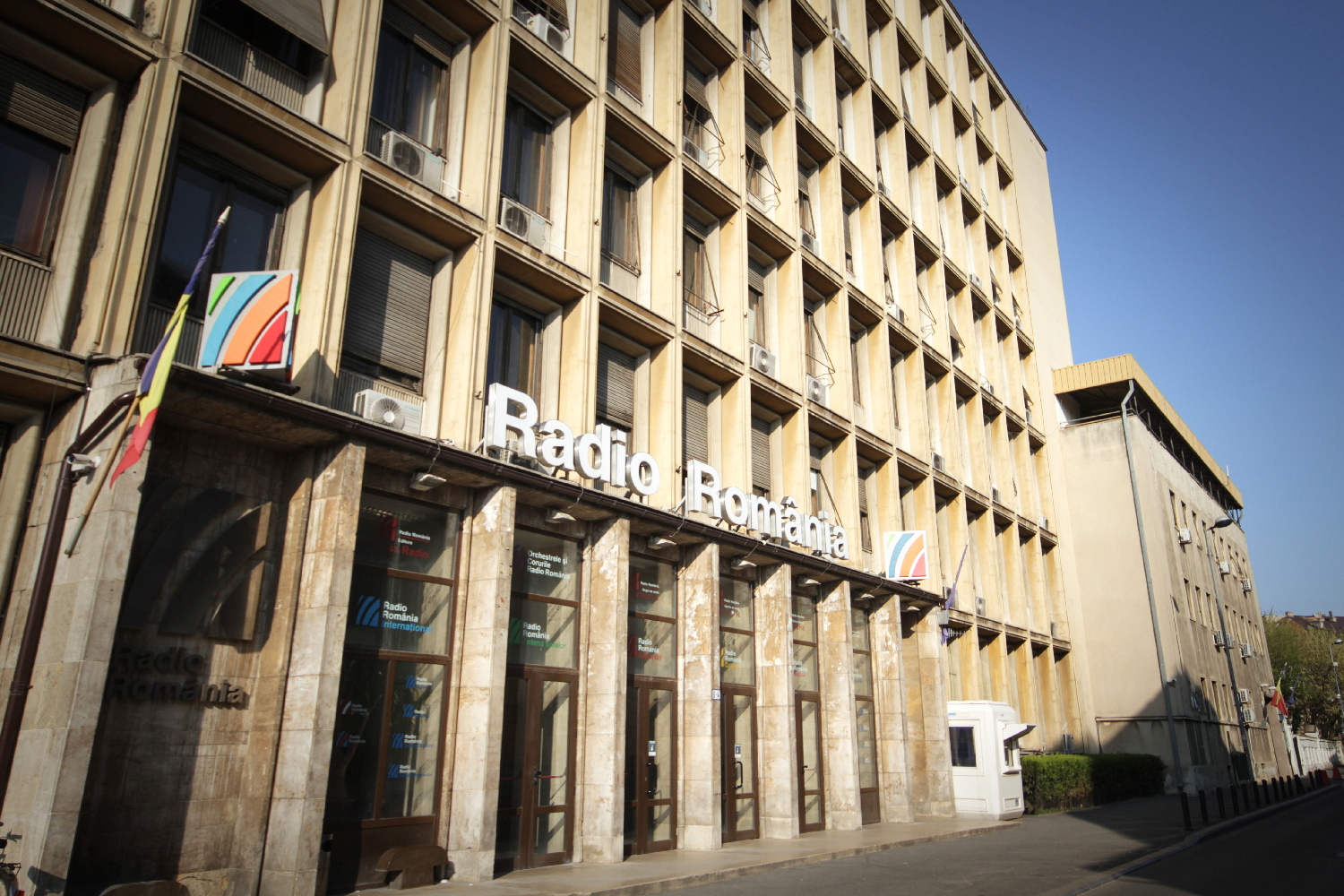 Le bâtiment de Radio Romania, rue Général Henri Berthelot.