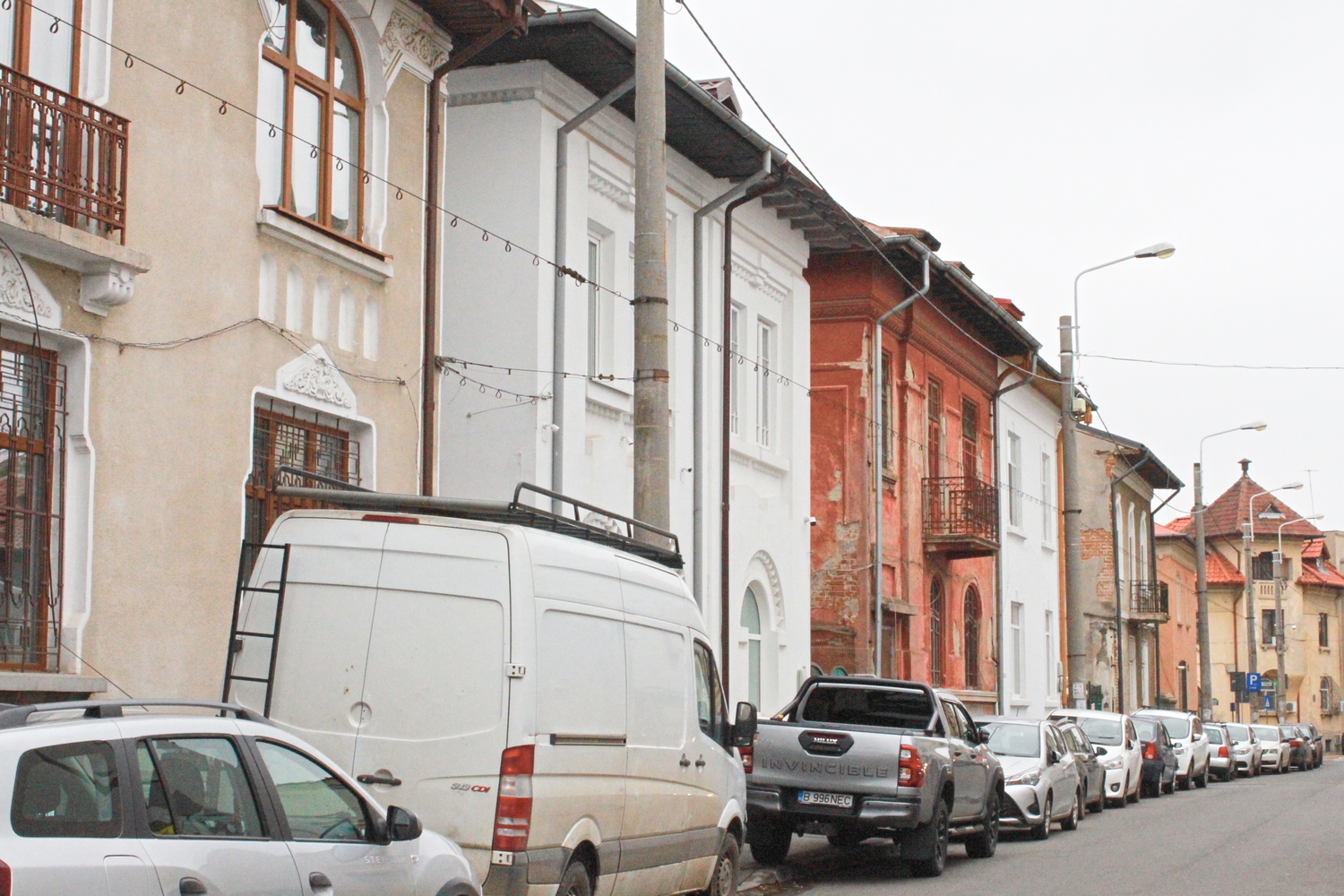 Des petites rues du centre de Bucarest. © Globe Reporters 