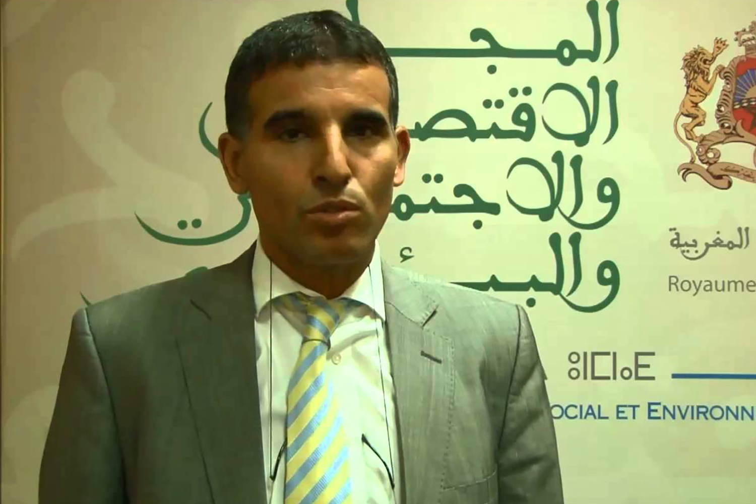 Monsieur le Directeur de la recherche sur la planification de l’eau pour le gouvernement du Maroc, Ziyad Abdeslam. 