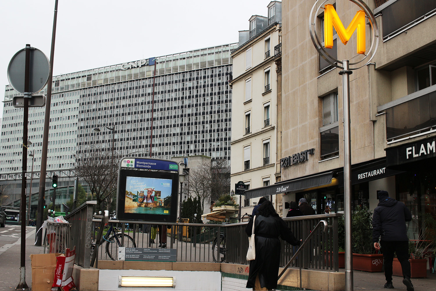 Le rendez-vous est fixé dans le 15ème arrondissement. Notre reportrice, basé dans l’est parisien, doit donc prendre le métro pour traverser la capitale © Globe Reporters