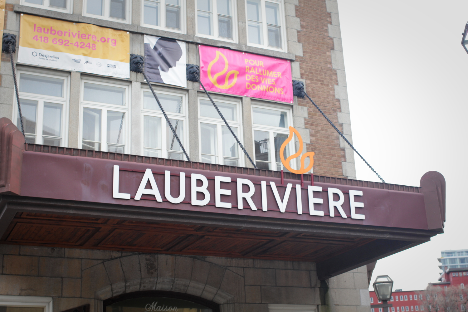 L’entrée de Lauberivière.