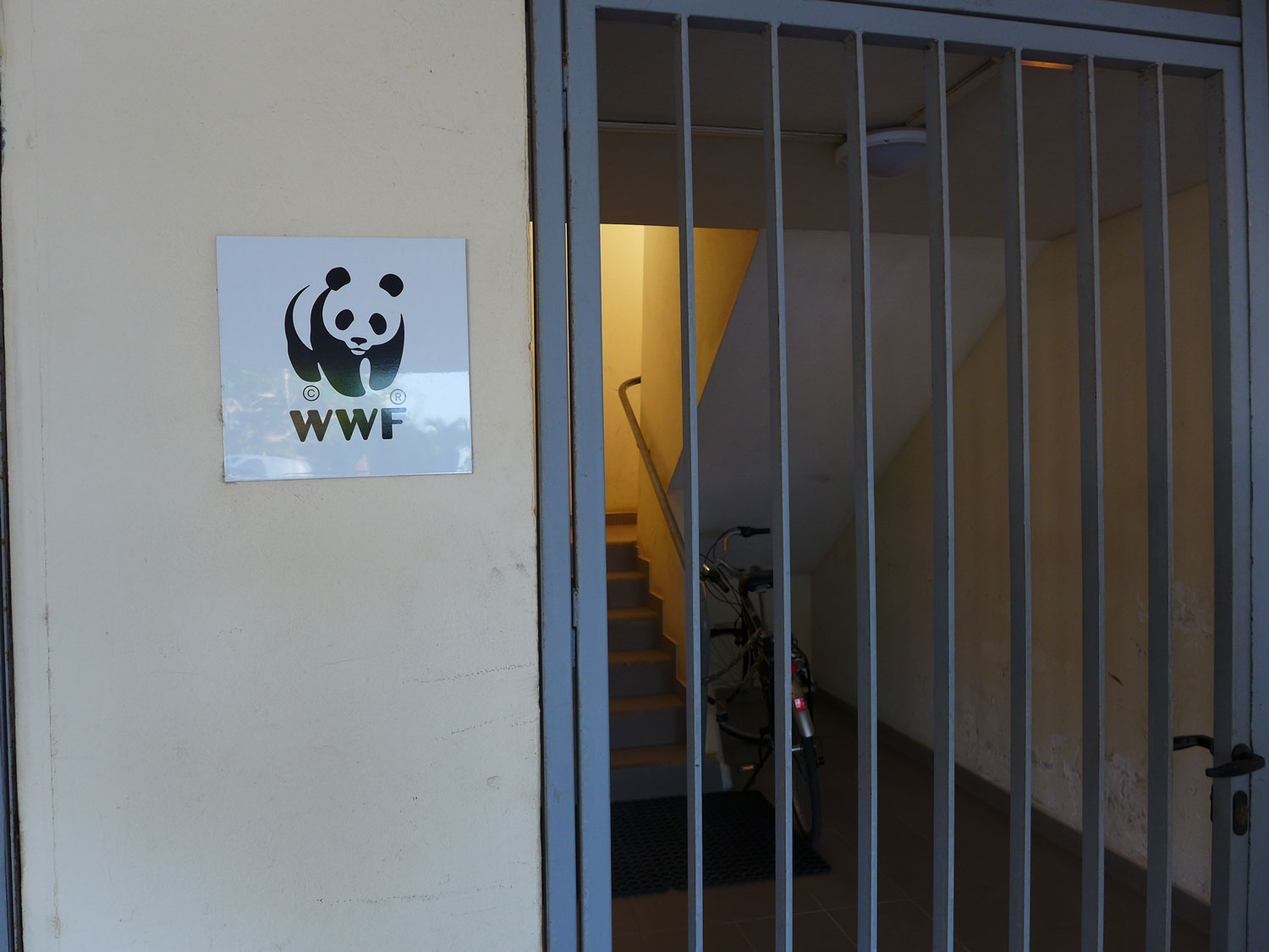L’entrée du WWF à Cayenne.