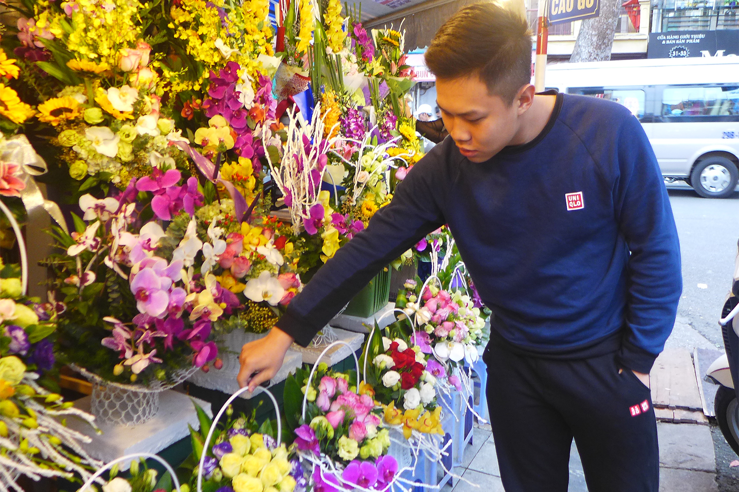 ​Les Vietnamiens adorent les fleurs et en achètent souvent. ​