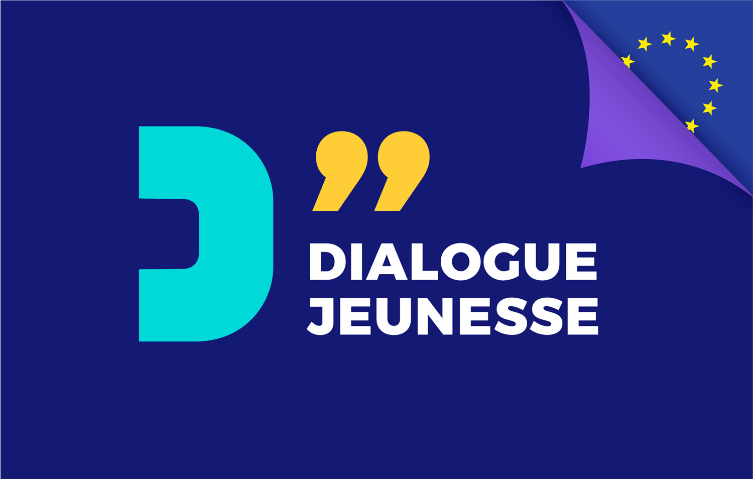 Logo du programme Dialogue Jeunesse que pilote Zoé et qui « booste la citoyenneté des jeunes »  © Forum Jeunesse