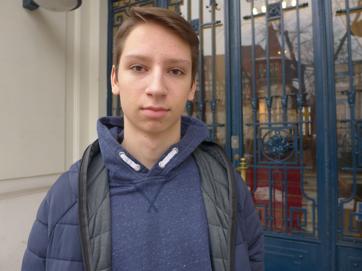 Alexandru, 16 ans, lycéen à Bucarest.