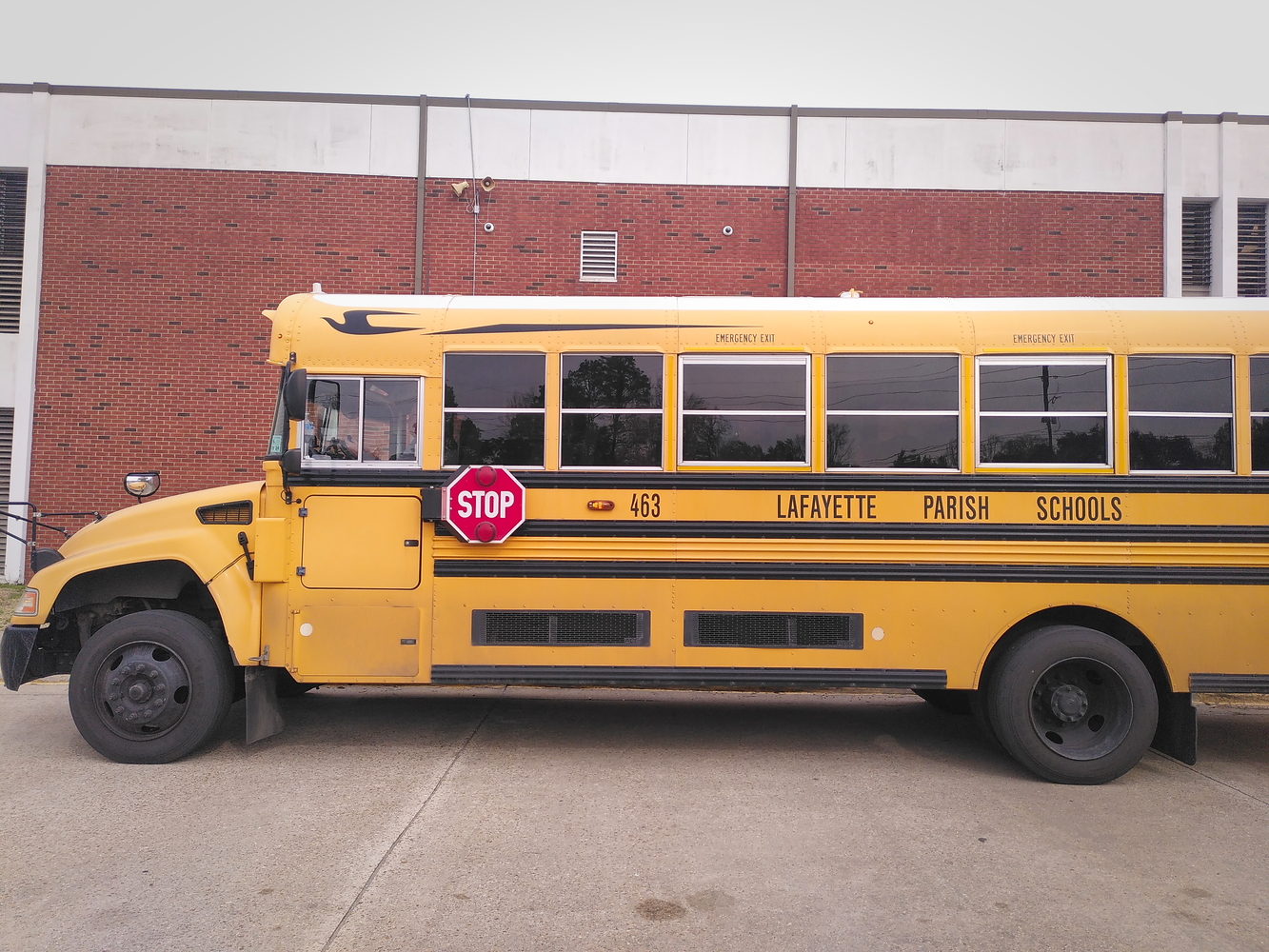 Un bus scolaire de la paroisse de Lafayette © Globe Reporters