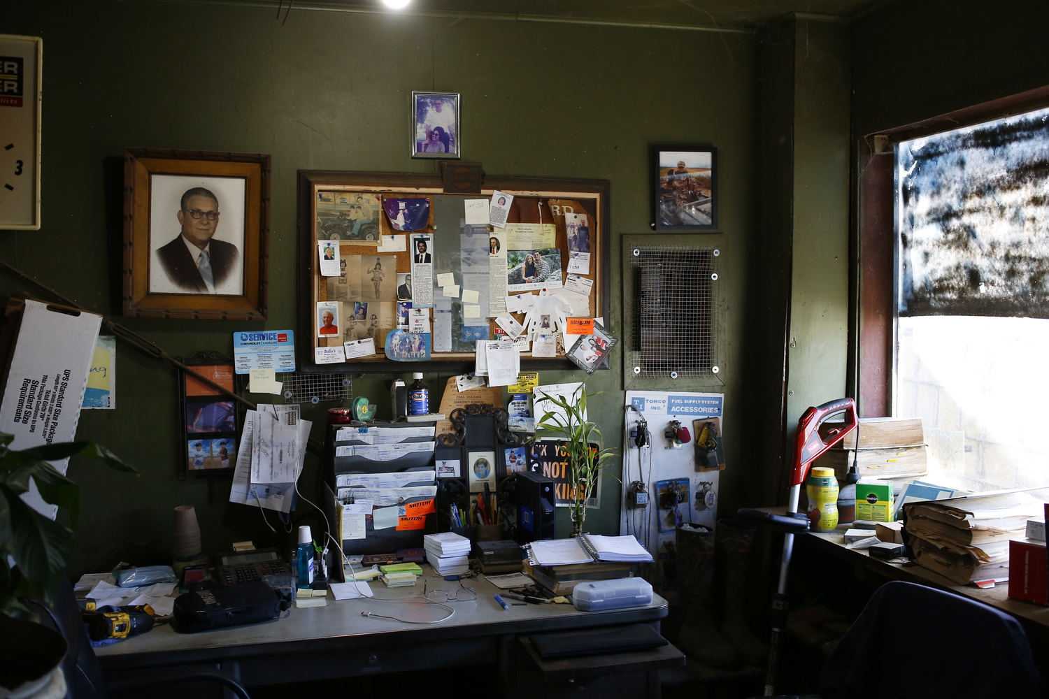 Le petit bureau où a lieu l’interview © Globe Reporters