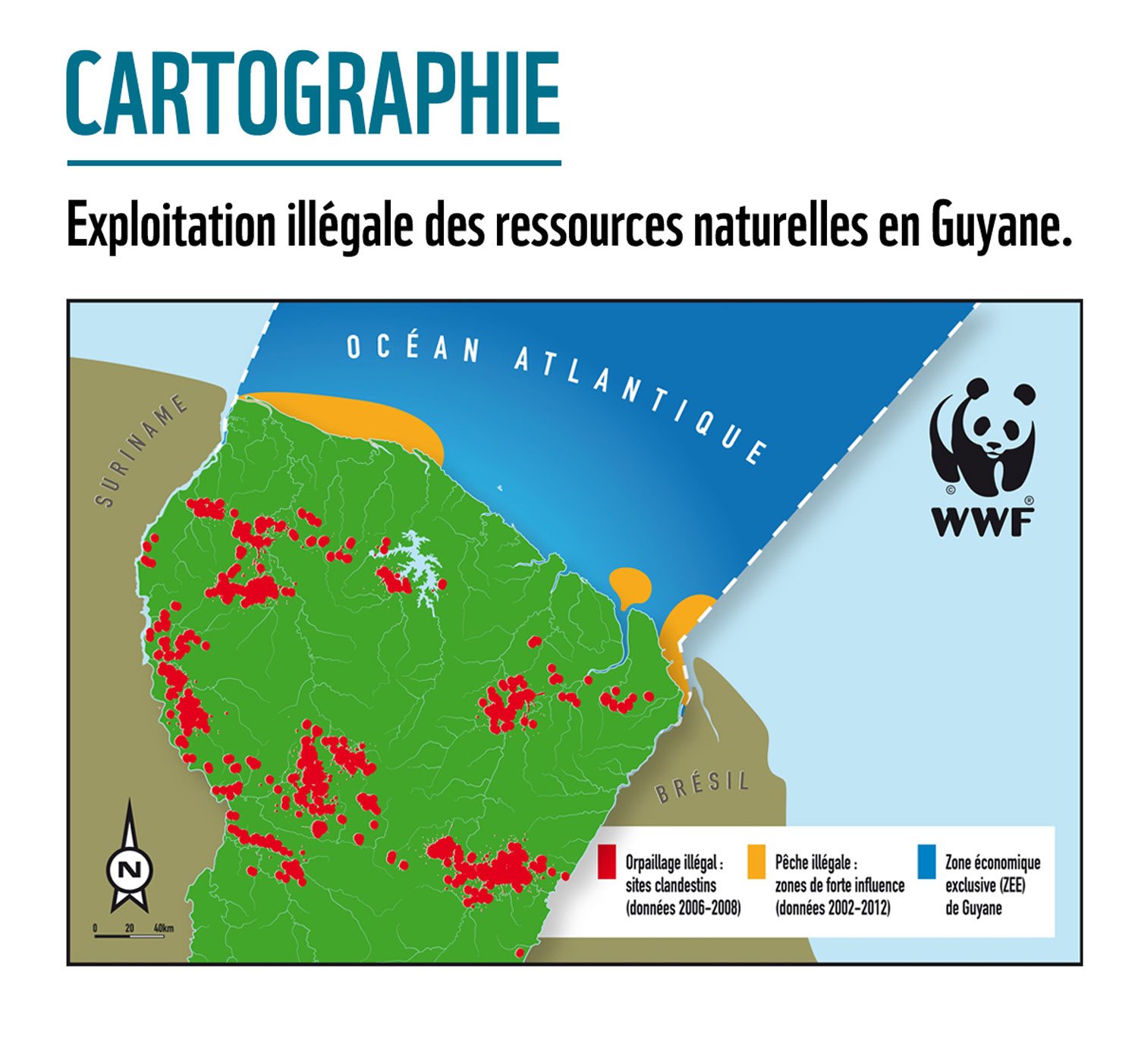 Carte du WWF.