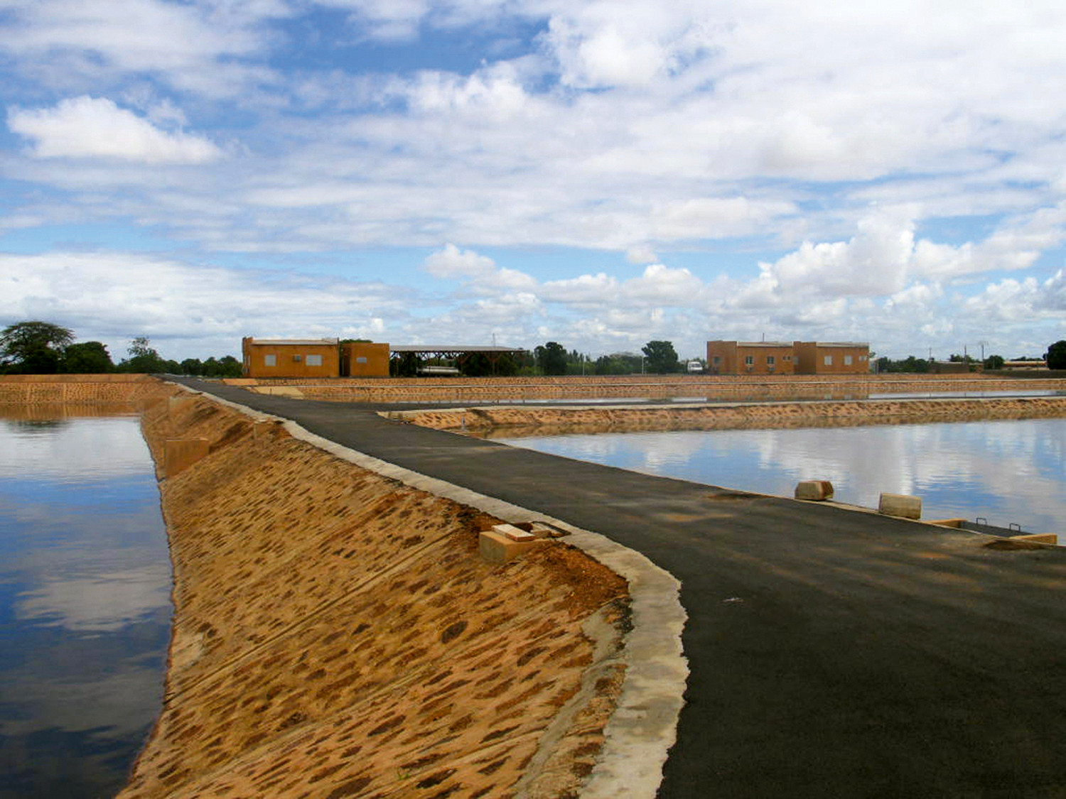 Station d’épuration des eaux usées à Kossodo, au nord de Ouagadougou. Crédit photo ONEA