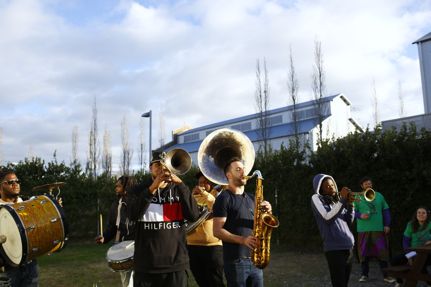 Le brass band TBC en concert © Globe Reporters
