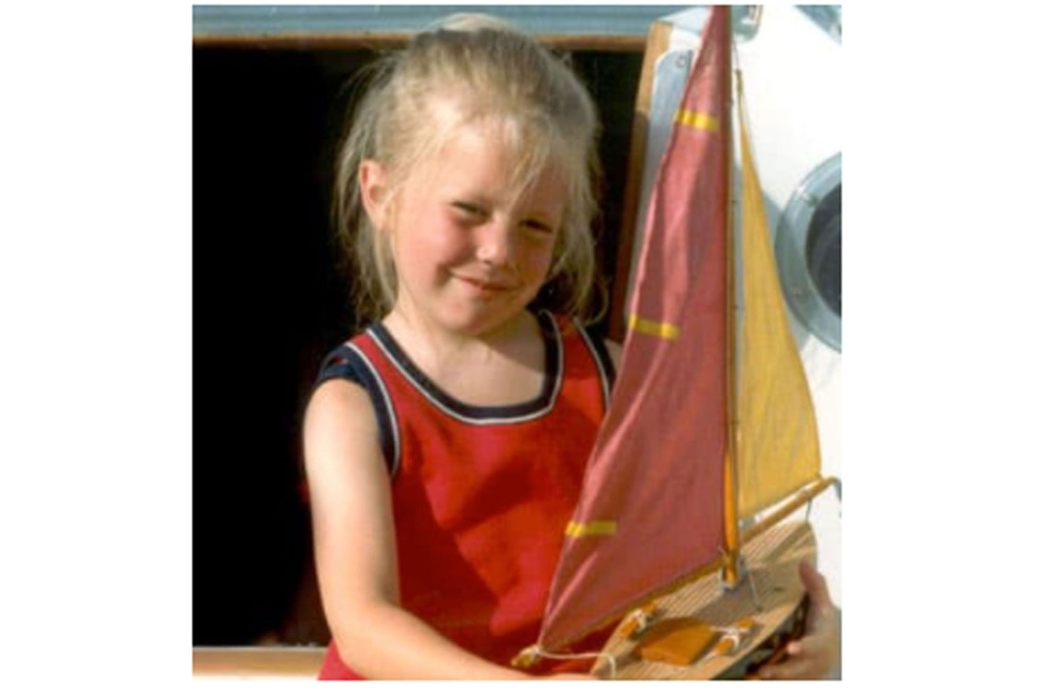 Fille et petite-fille de marin, la petite Samantha DAVIES jouait avec des bateaux et bien sûr des voiliers © Samantha DAVIES