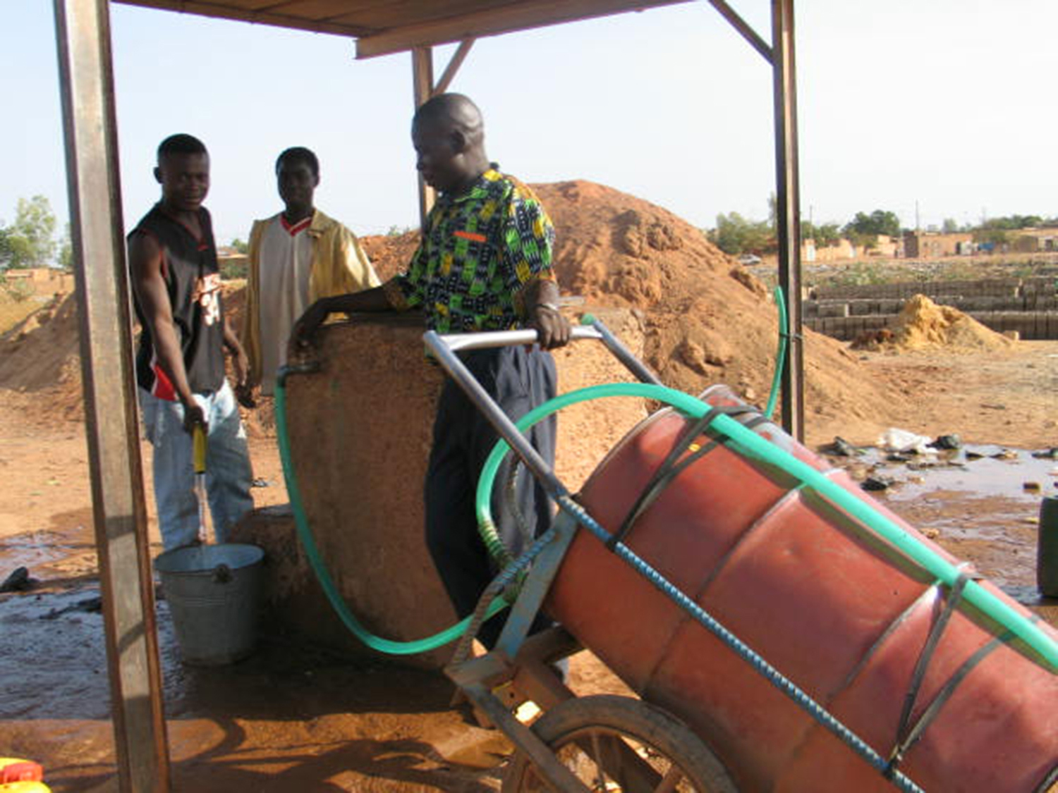 Borne-fontaine à Ouagadougou. Crédit photo ONEA