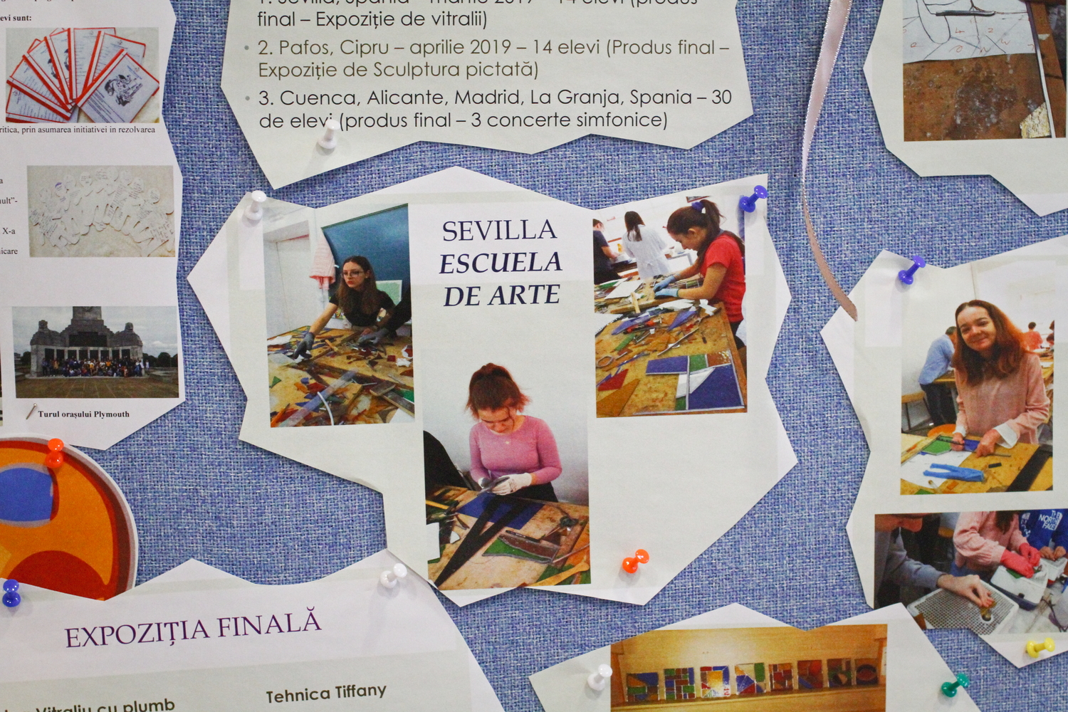 Ici, un projet artistique à Séville avec des participants roumains. © Globe Reporters
