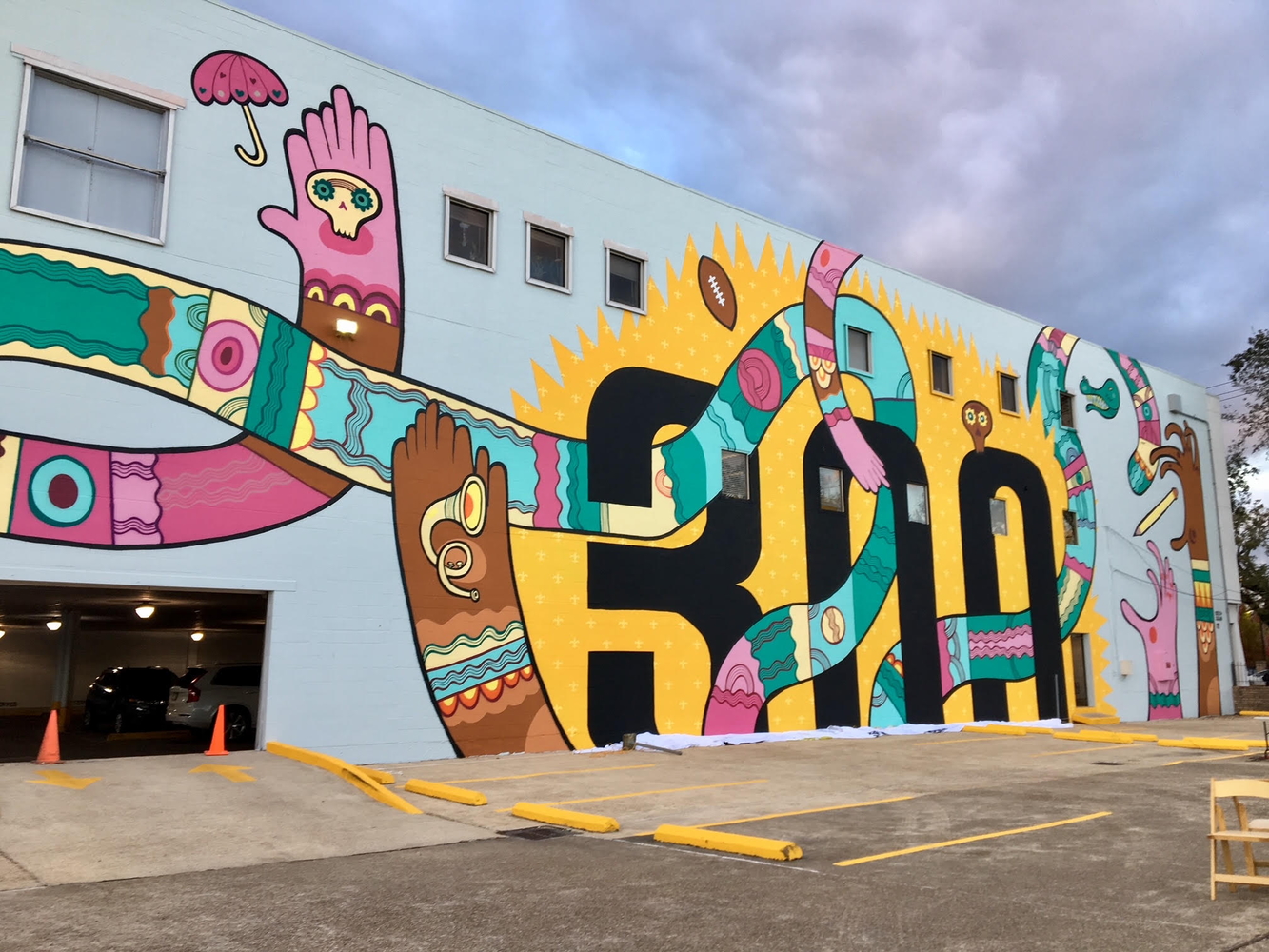 Peinture murale de Pablito Zago à La Nouvelle-Orléans © Neal MORRIS
