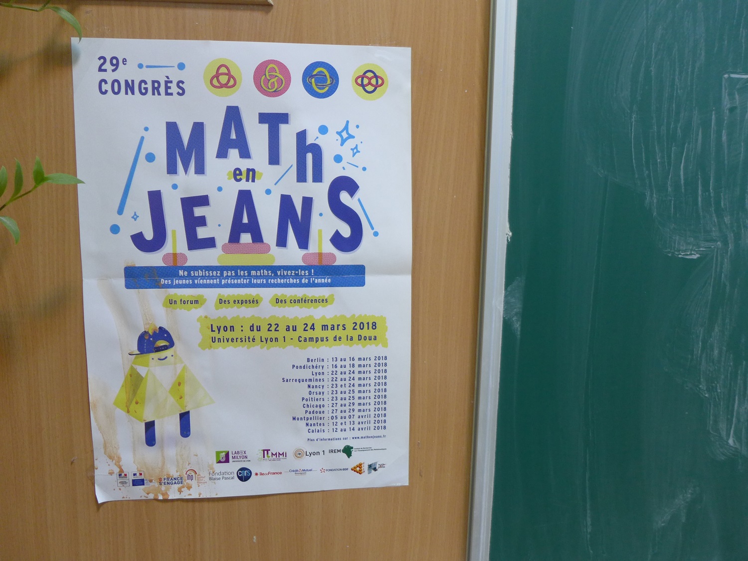 Une affiche du Congrès de Lyon, en 2018.