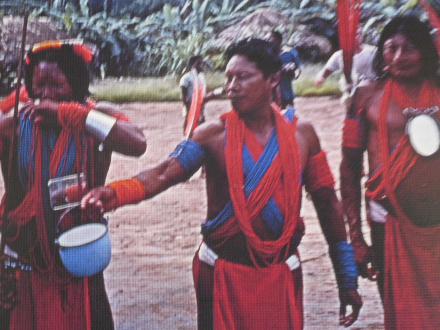 Image des postulants lors du rituel du maraké.