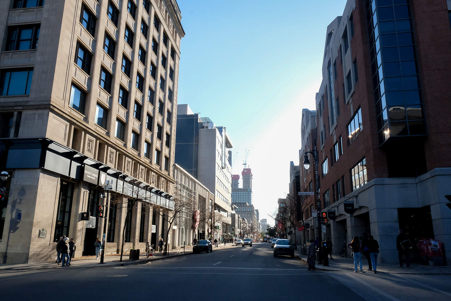 La rue Sainte-Catherine où se trouve le bâtiment © Globe Reporters