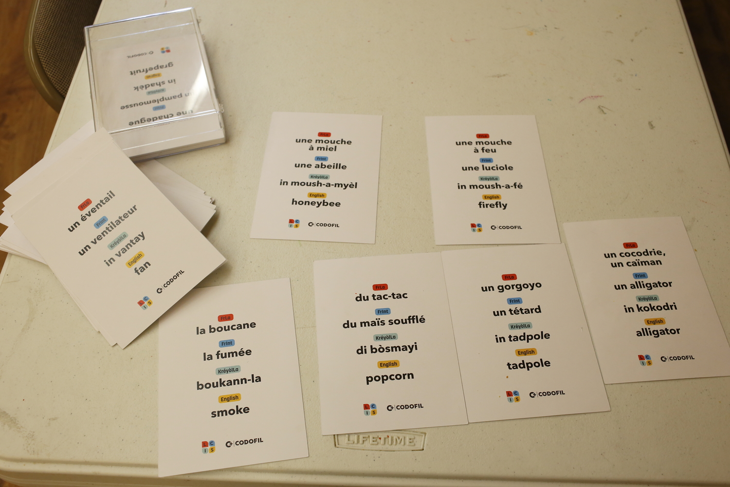 Le gumbo des mots : des cartes créées par le CODOFIL avec les variantes créoles et franco-louisianaises © Globe Reporters