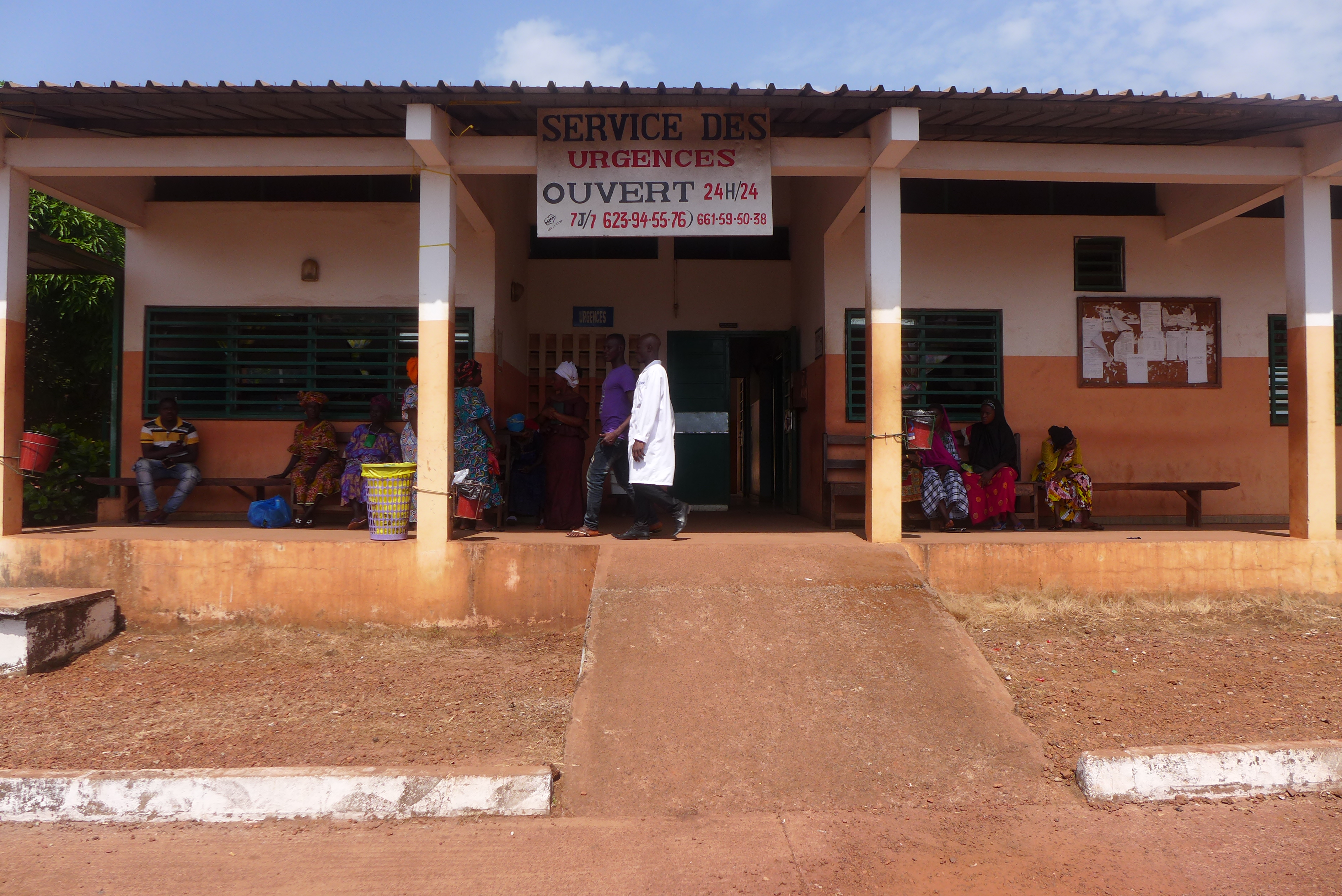 Le service des urgences de l’hôpital régional de Boké.