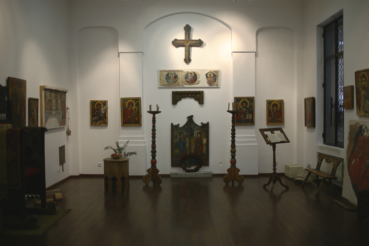 Musée dans le monastère qui rassemble des icônes
