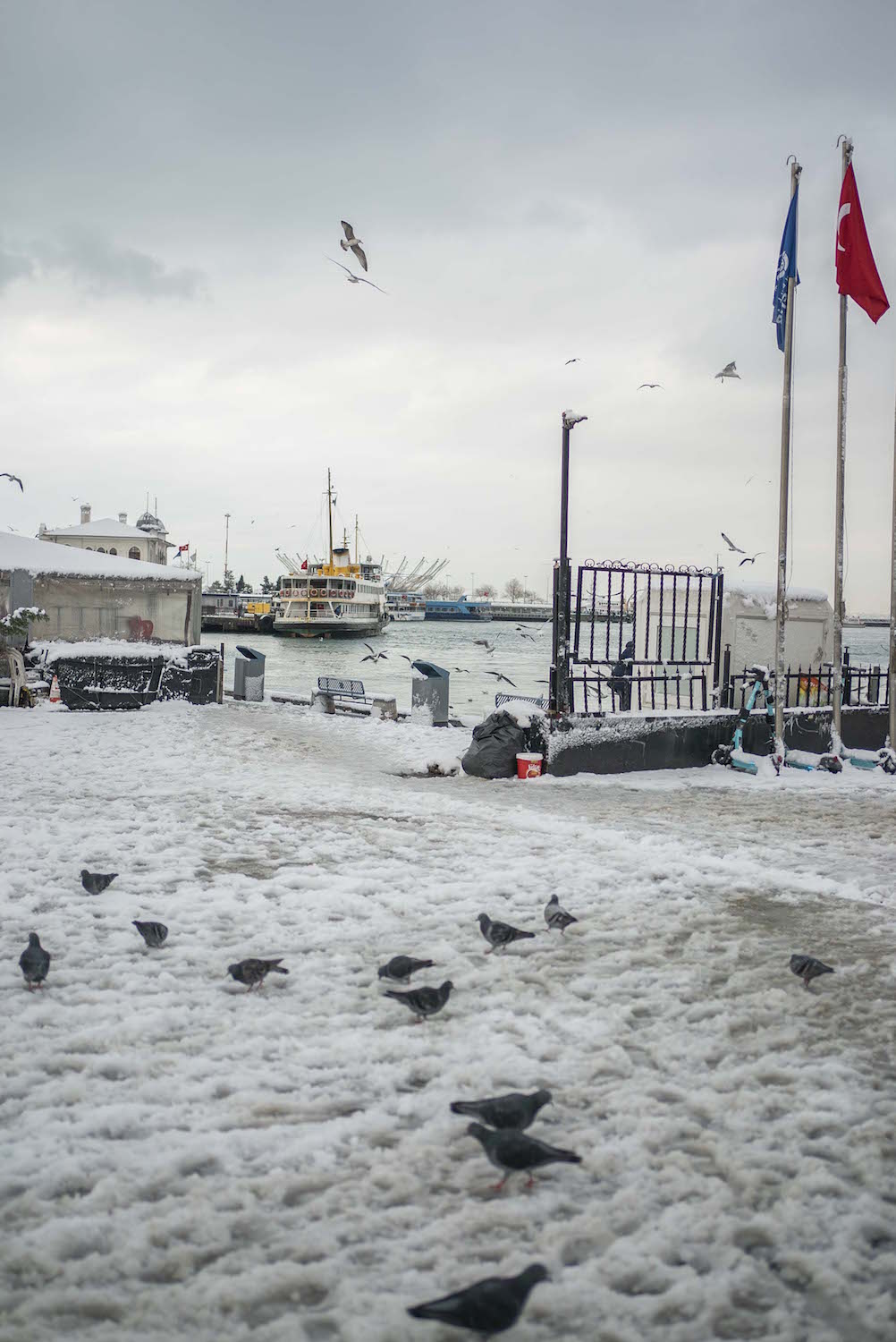 Pendant quelques jours, Istanbul est devenue plus silencieuse. © Globe Reporters