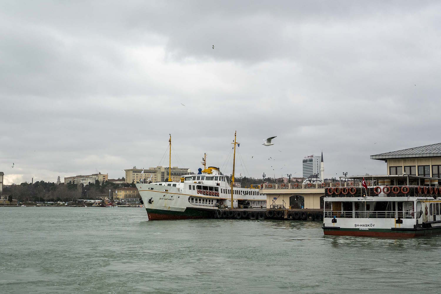 Pour se rendre sur la rive européenne, un mode de transport : le ferry  © Globe Reporters