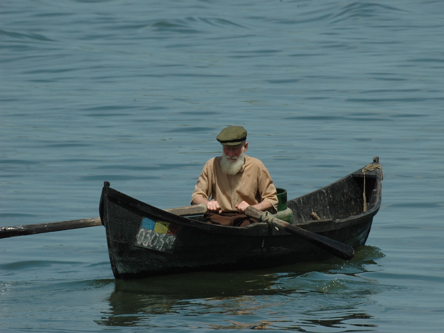 Un pêcheur lipovène (photo : Petre Vasiliu). 
