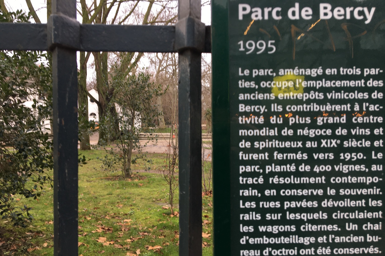 L’agence se trouve à l’entrée du parc de Bercy © Globe Reporters