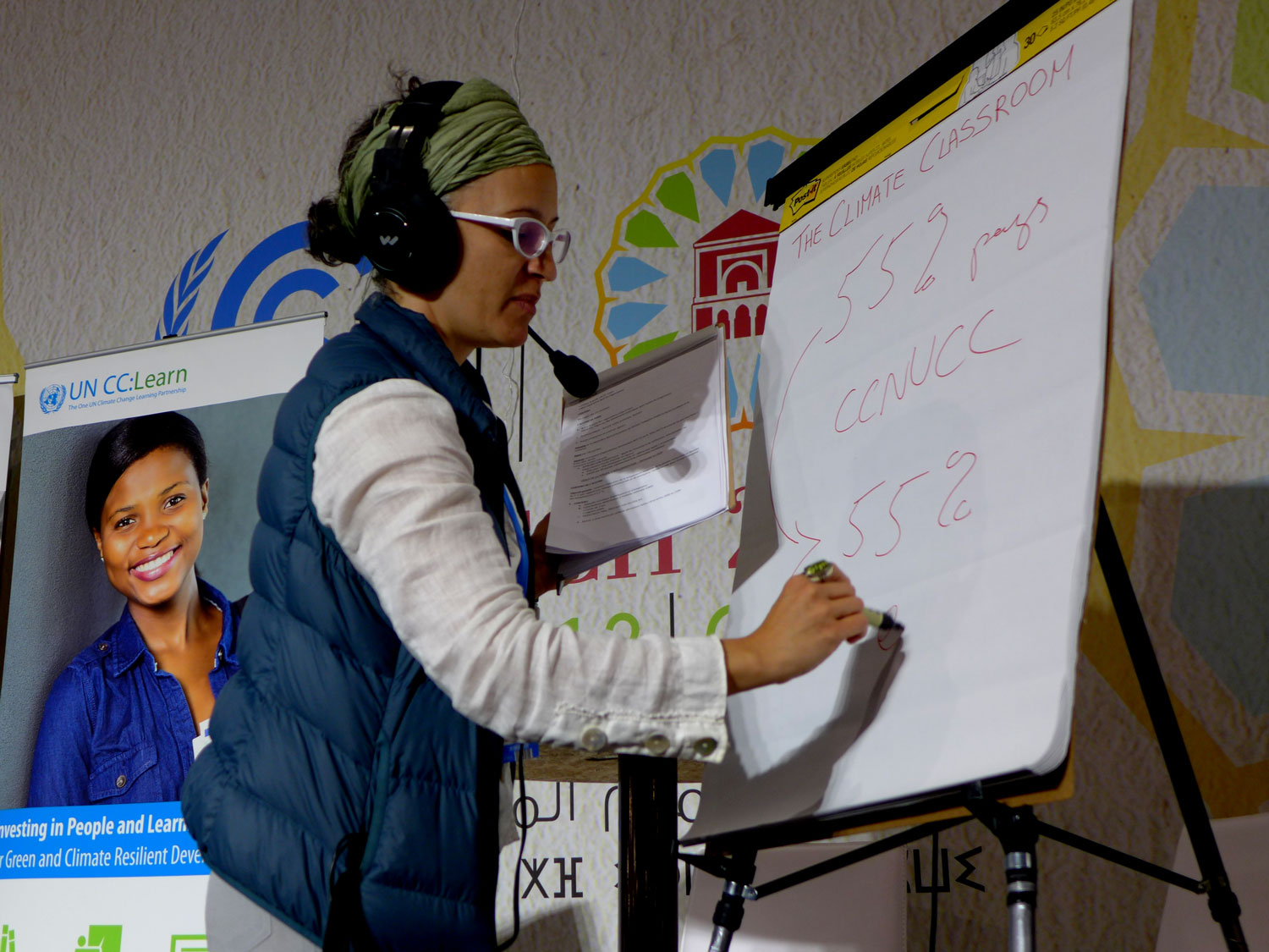 La UN class de Ana Maria Kleymeyer à la COP 22