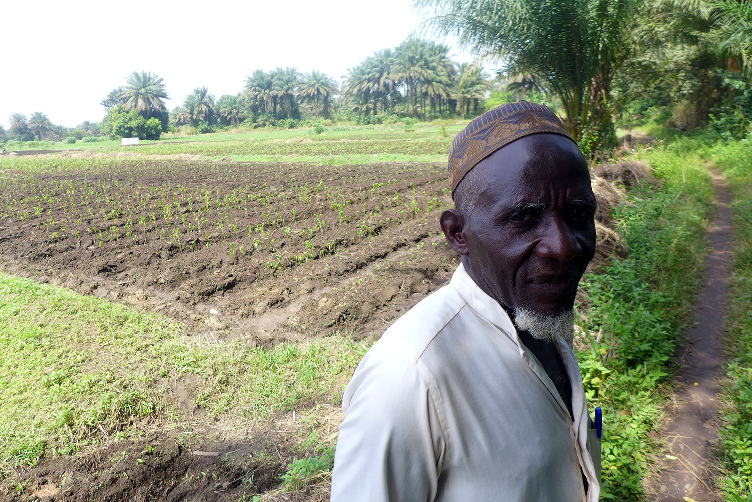 Issiaga KALABANE, inquiet pour le devenir des petits agriculteurs.