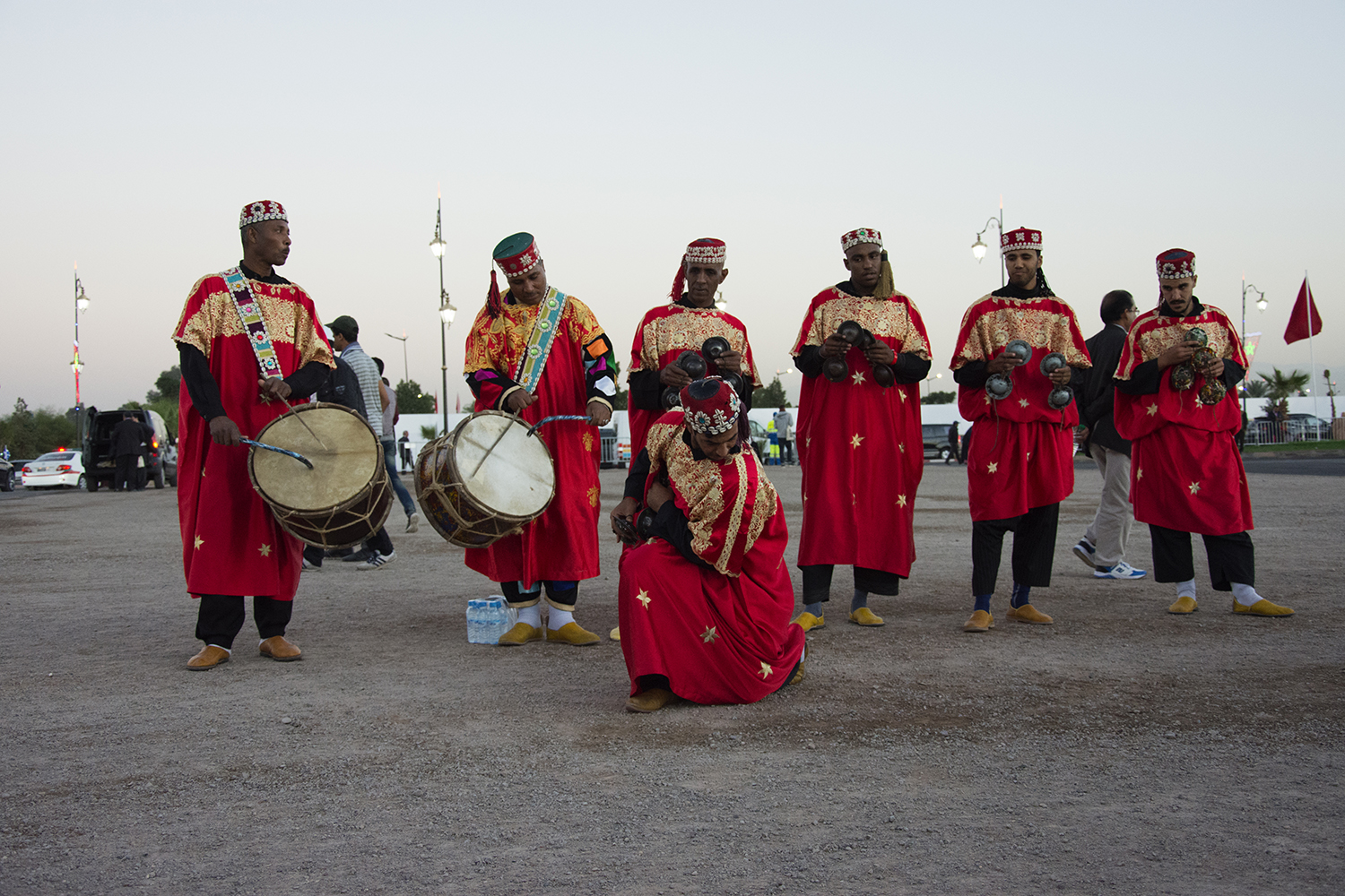 Une troupe de danse et de musique traditionnelles 