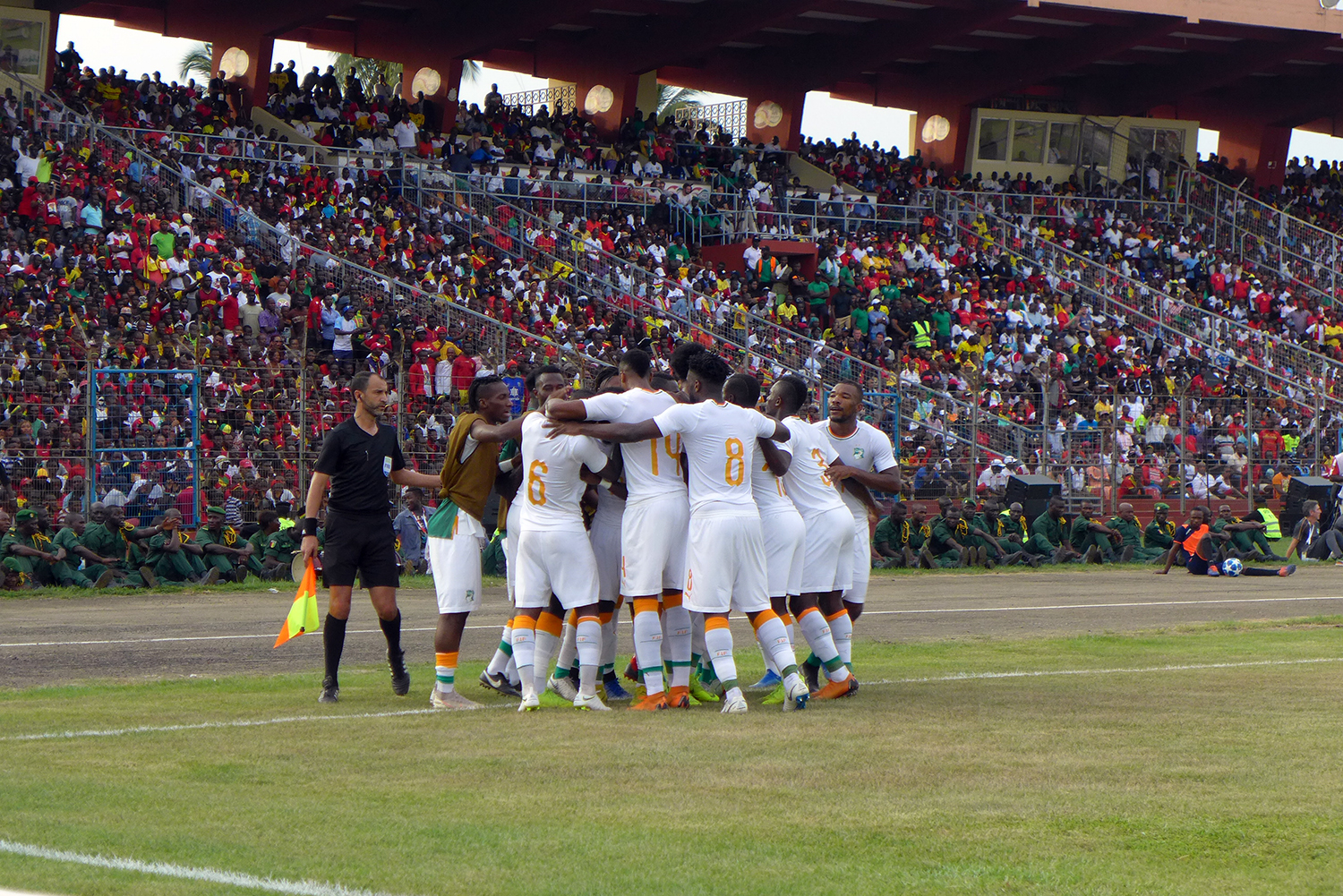 La Côte d’Ivoire égalise 1-1.