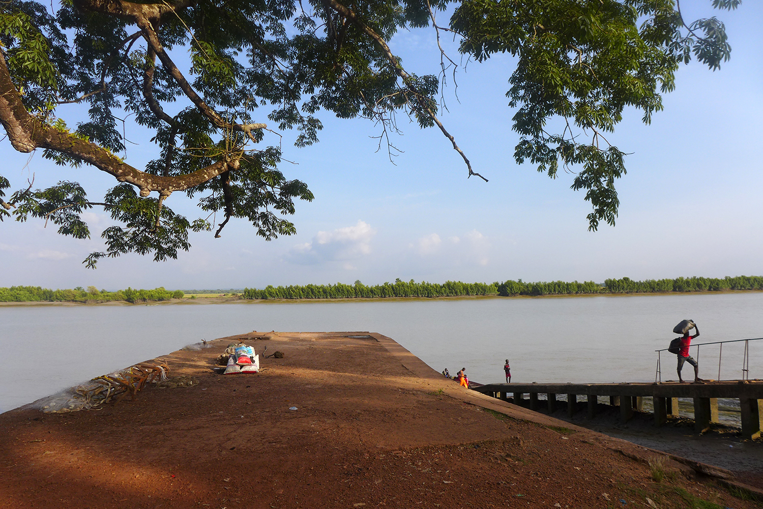 L’ancien embarcadère négrier de Katougouma sur le Rio Nuñez.