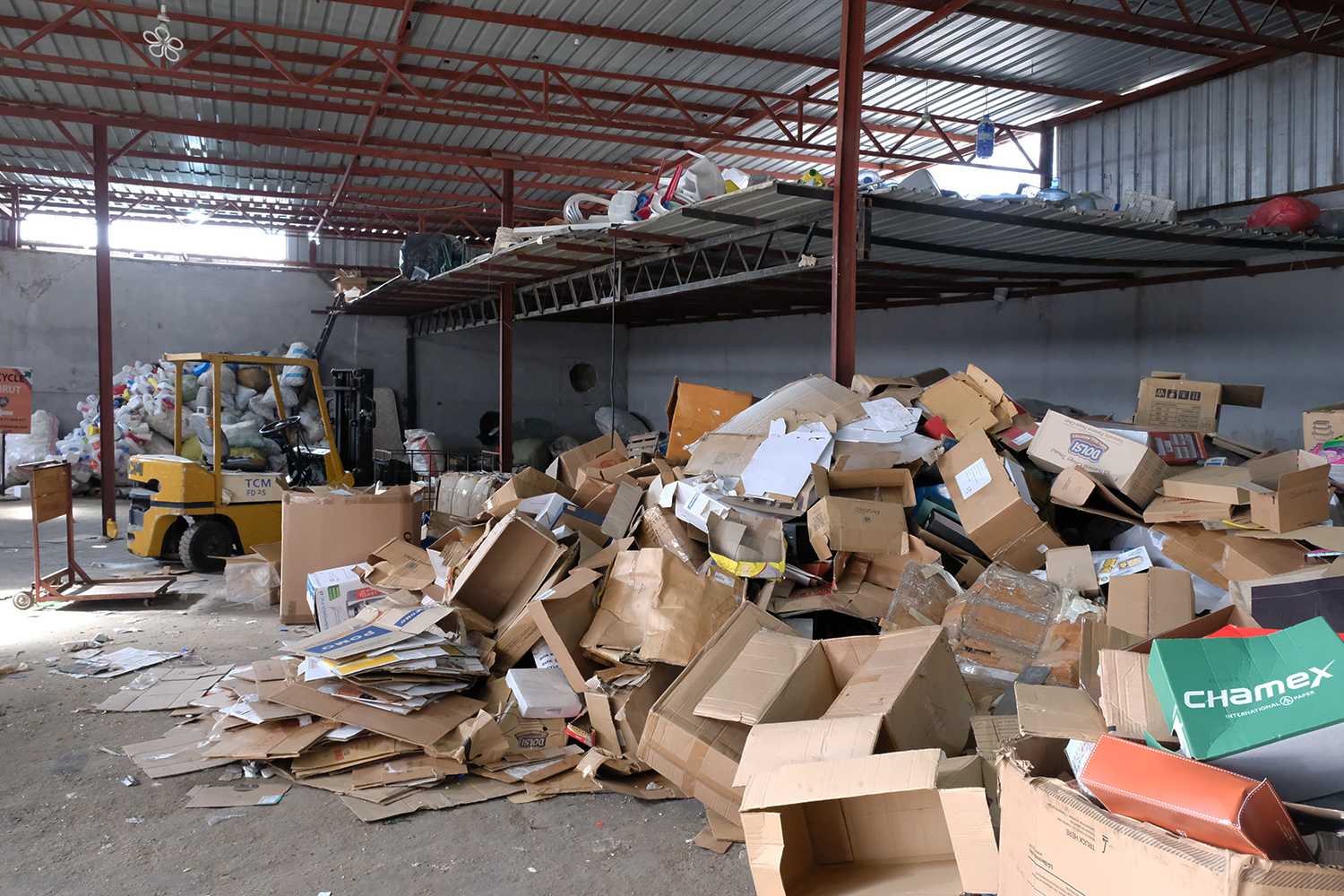 L’entrepôt de Recycle Beirut se situe dans le quartier de Jnah, à Beyrouth ©Globe Reporters
