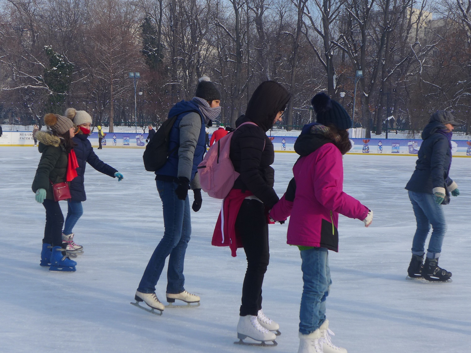 La patinoire du parc Cismigiu