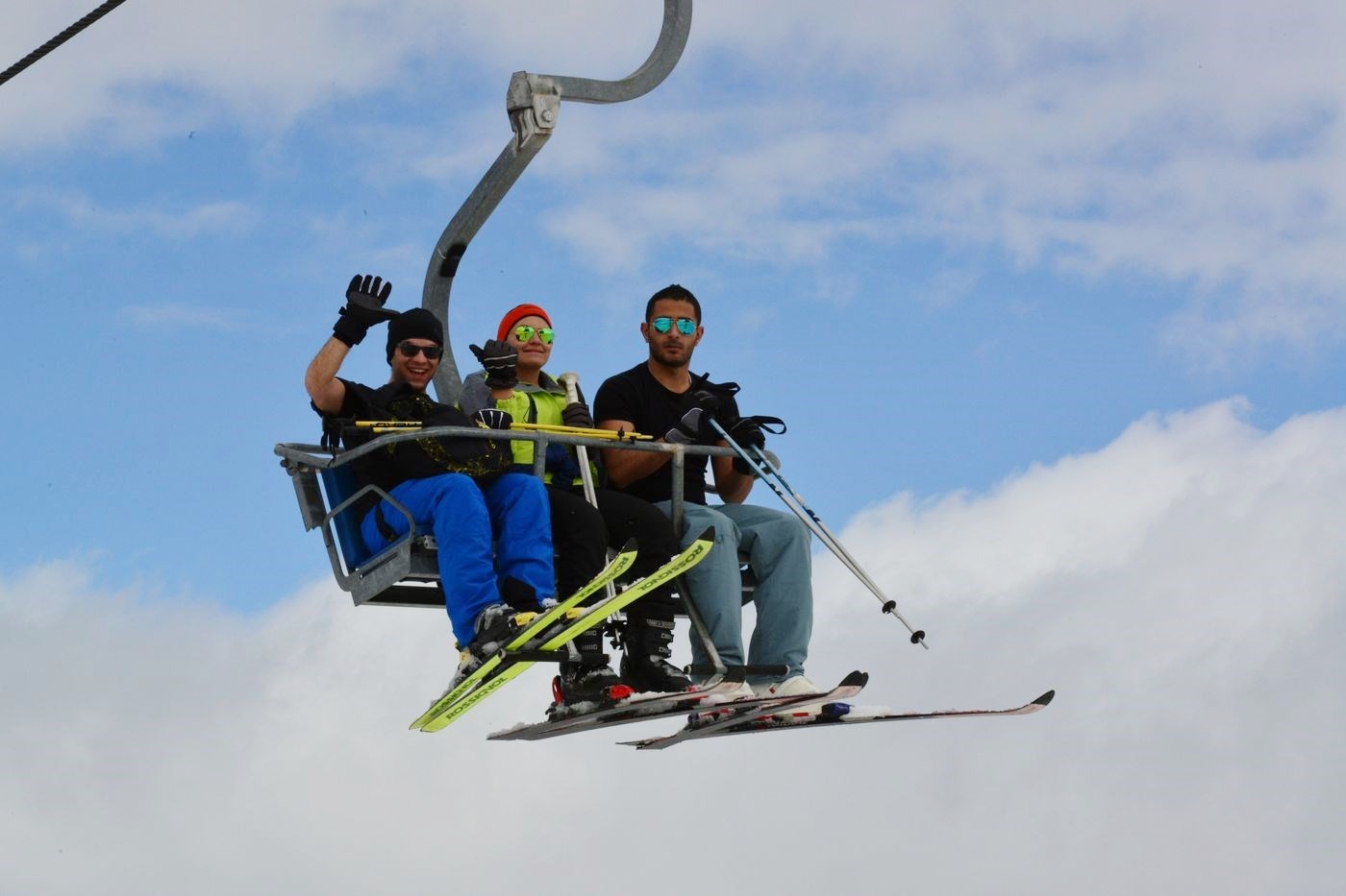 A la station de ski Zaarour. Crédit photo : Zaarour club