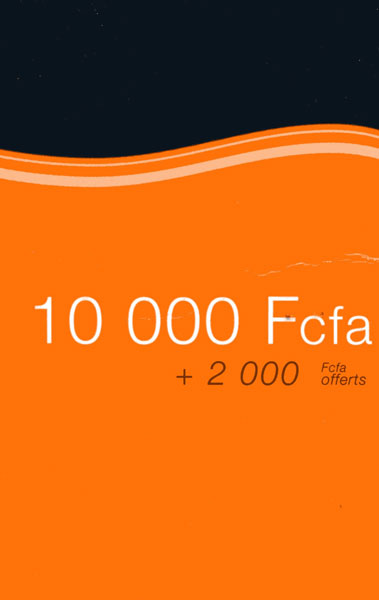 Recharge téléphone 10 000 francs CFA