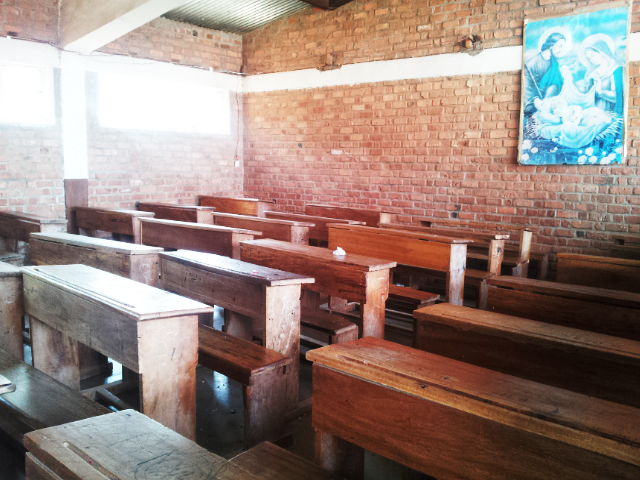 Classe de l’école primaire Mavuno, à Kadutu © Globe Reporters 2014