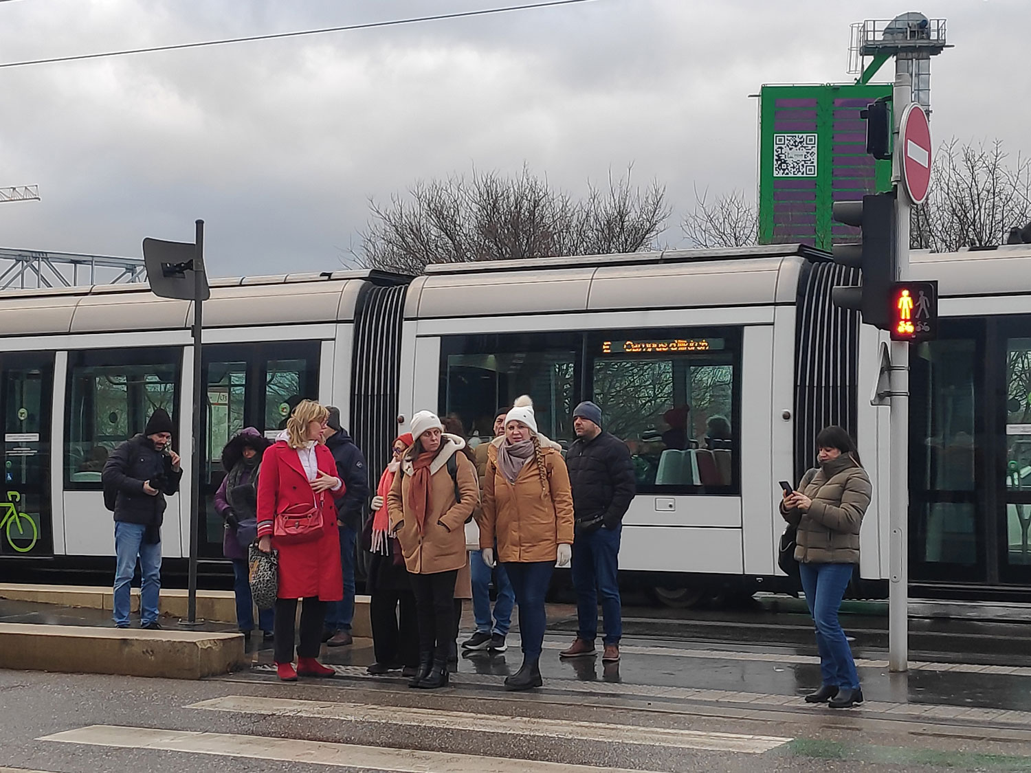 Les enseignants et enseignantes qui participent au séminaire en route pour le Parlement européen à Strasbourg @ Globe Reporters